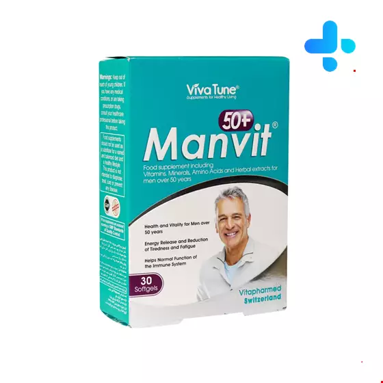 Viva Tune Manvit 50+ 30 Softgels