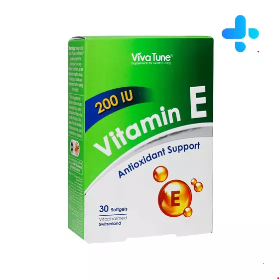 Vivatune Vitamin E 200 IU 30 Softgels