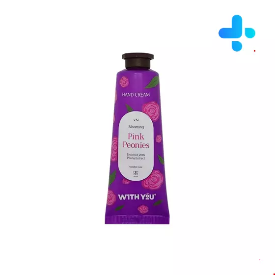 With you Hand Cream with Pink Peonies 50ml