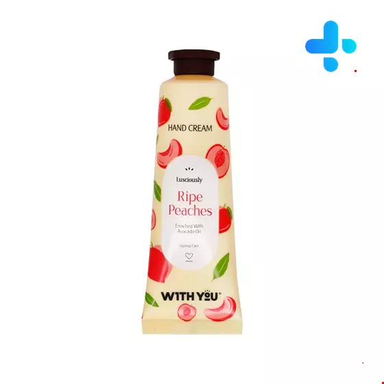 With you Hand Cream with Avocado Oil And Rip Peaches 50 Ml