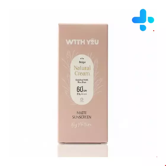 With You SPF60Tinted Sunscreen Cream 50 ml