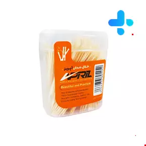 Wooden toothpicks in a box Apriz